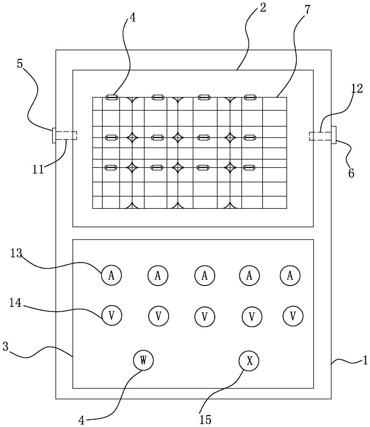 Circuit teaching experiment device for series or parallel connection of resistors