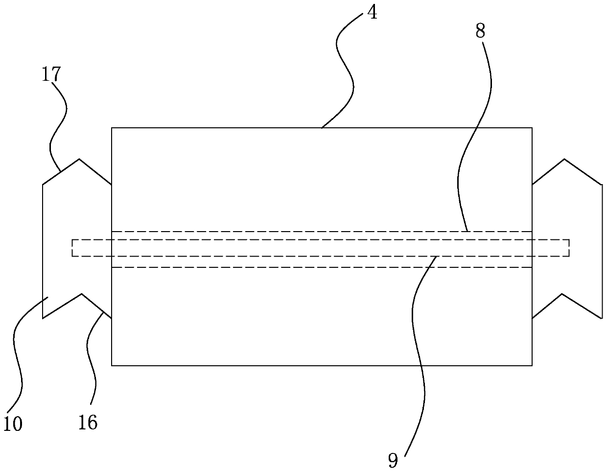 Circuit teaching experiment device for series or parallel connection of resistors