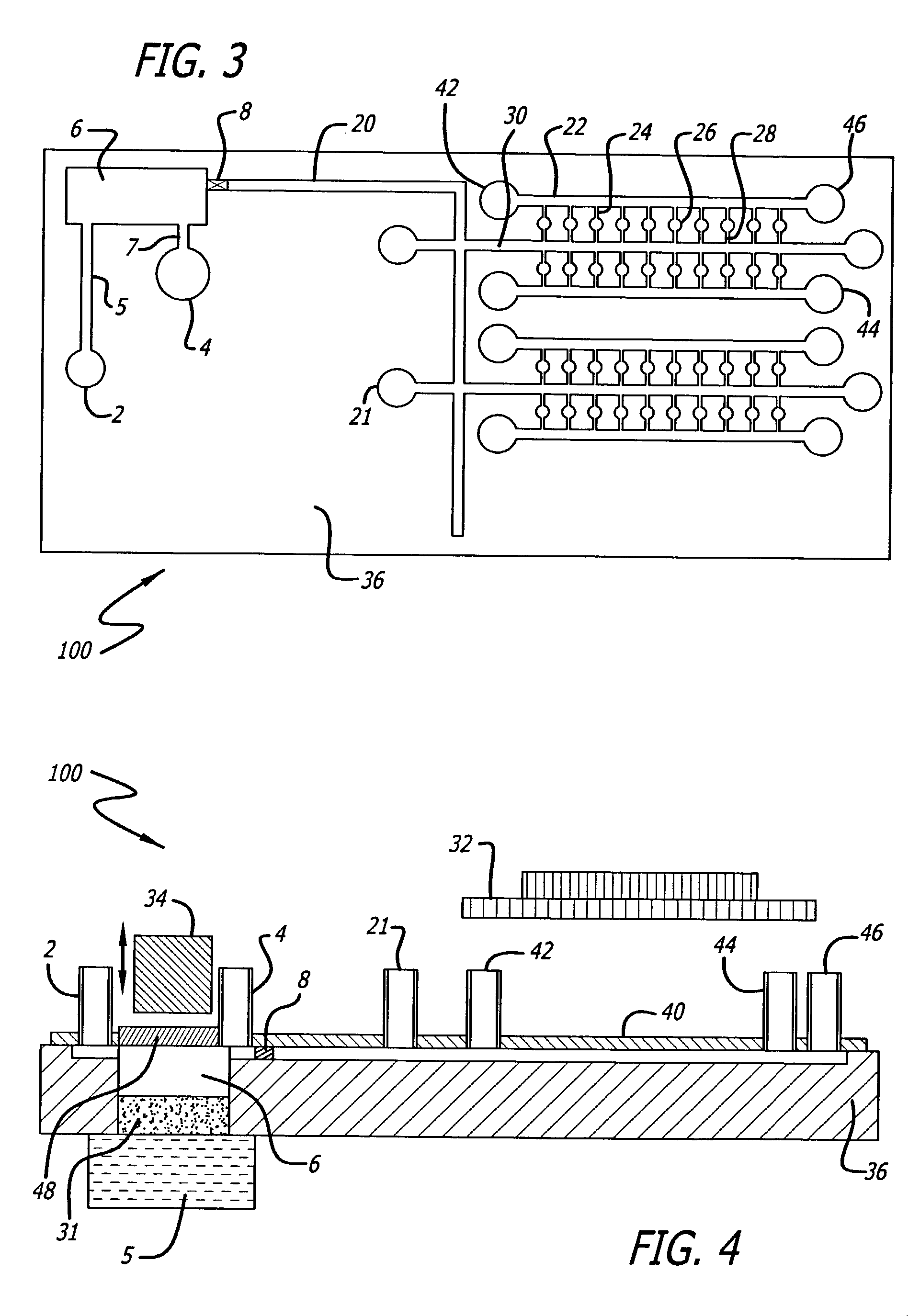 Sample preparation integrated chip