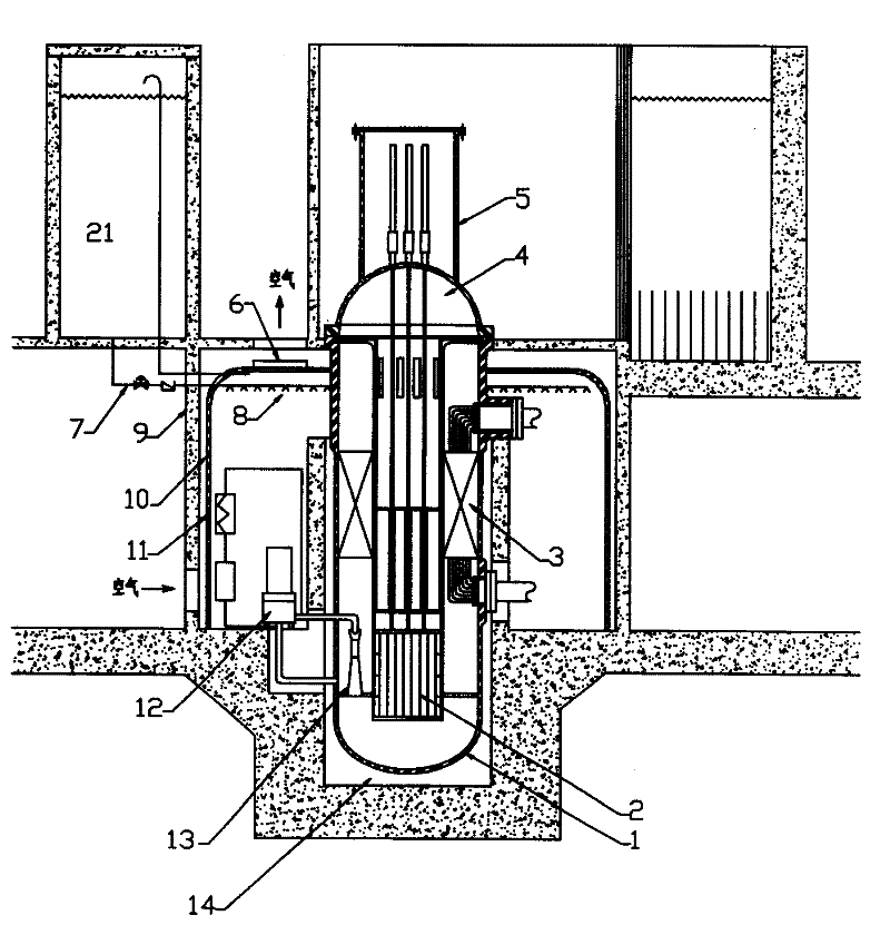 Integrated low-temperature nuclear heat supplying pile