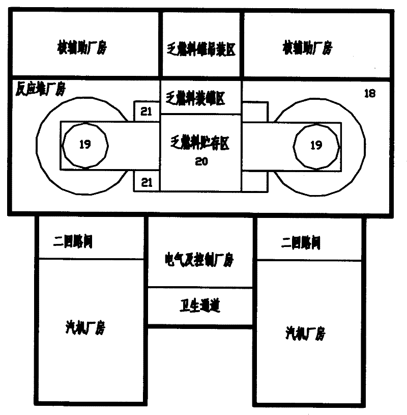 Integrated low-temperature nuclear heat supplying pile