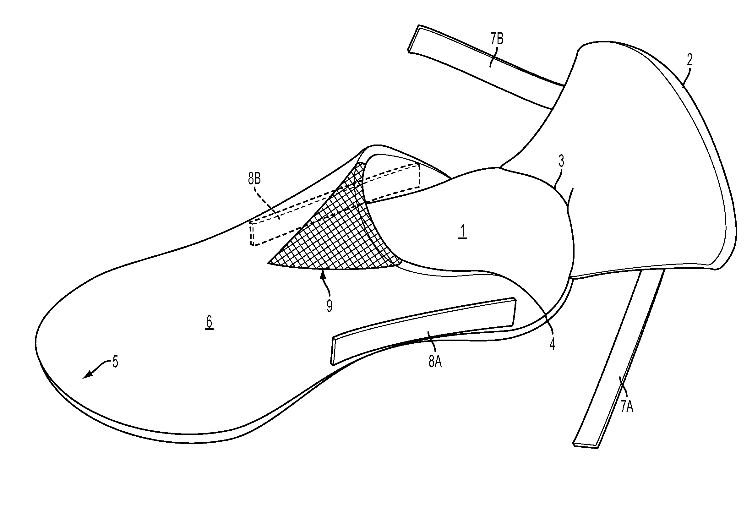 Fast transition running shoe