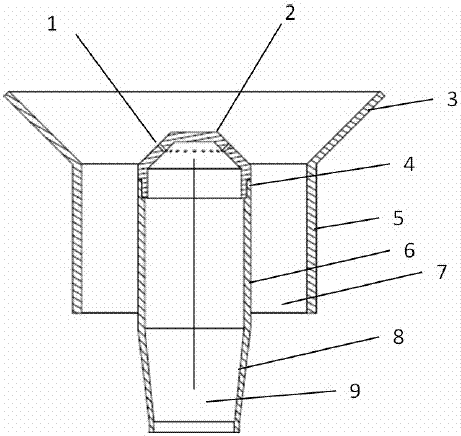 A porous gas jet burner