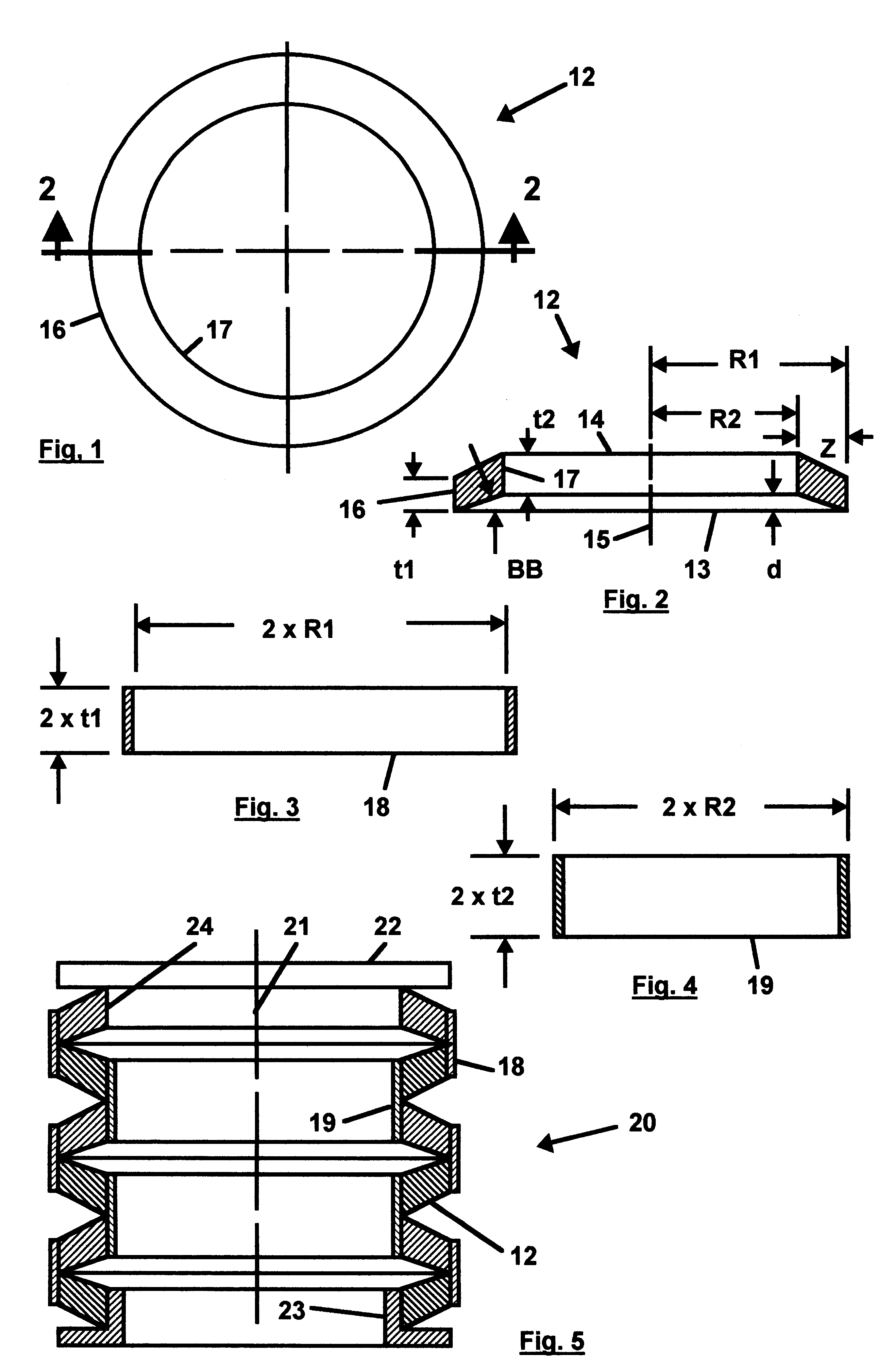 Mechanical duty rubber bellows