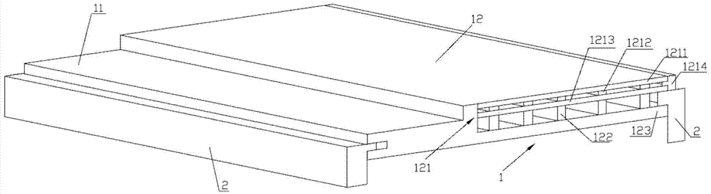 Door pocket capable of being cut and clamped and provided with fixing step