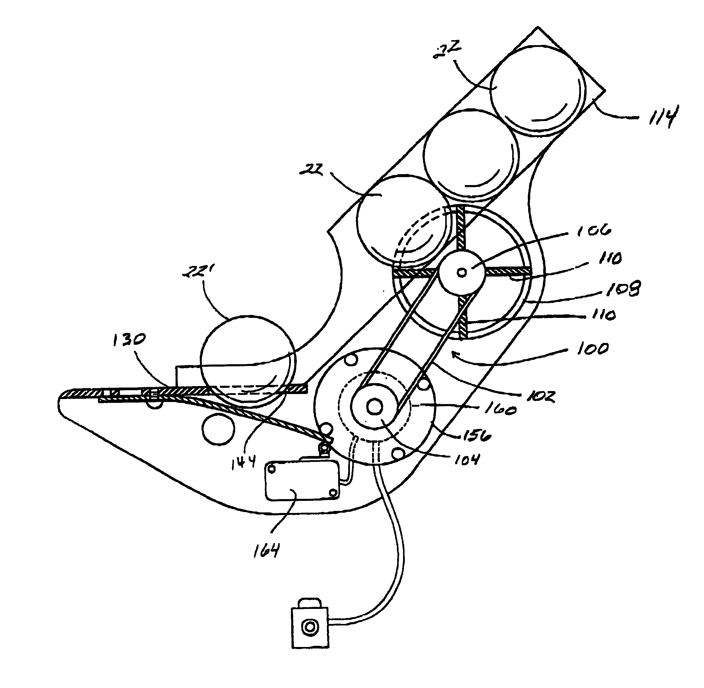 Table tennis ball delivery device