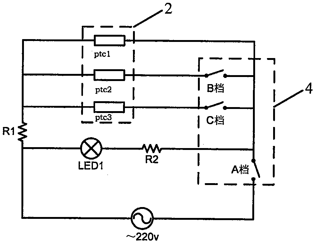 An indoor bionic mosquito killer with adjustable heat generation