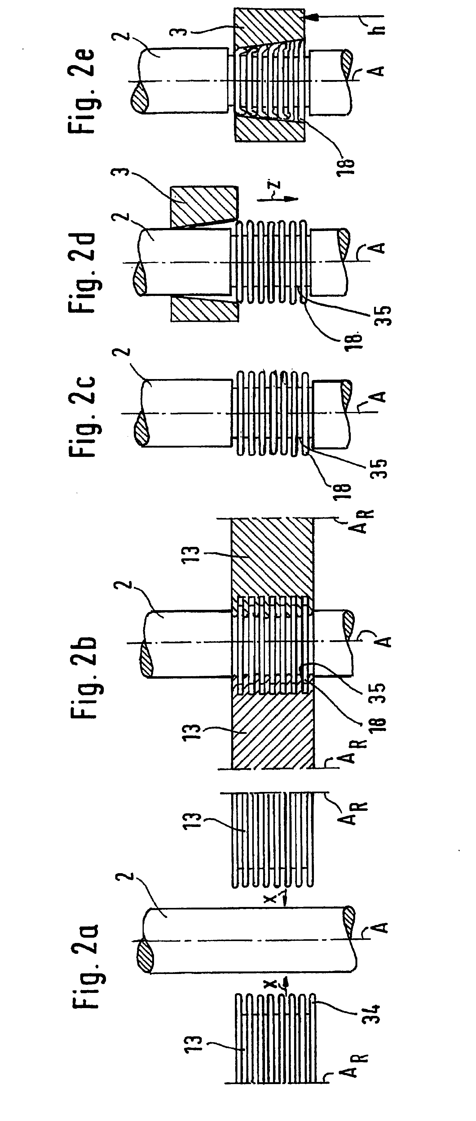 Arrangement and method for producing a camshaft