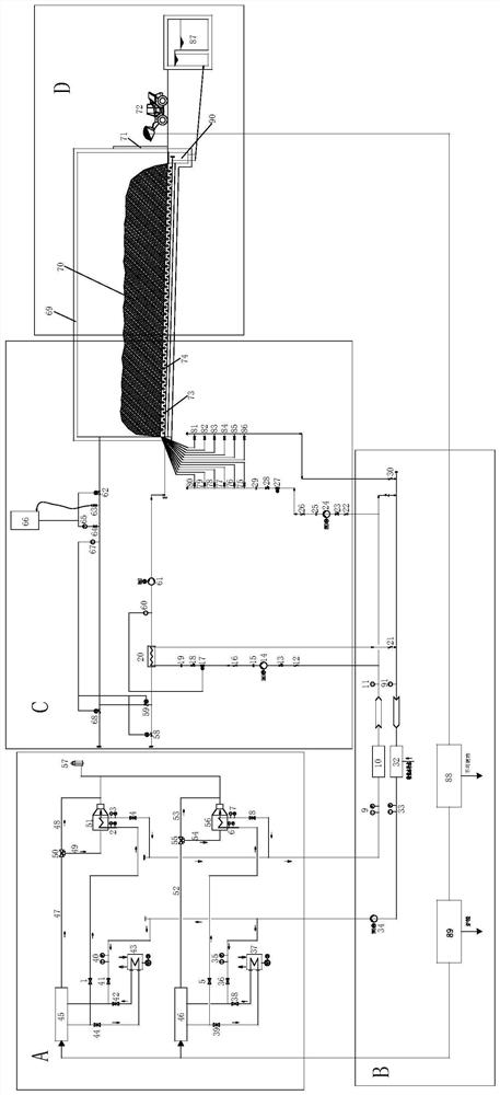 A method for biological drying and aeration by recycling waste heat from pyrolysis combustible gas for power generation