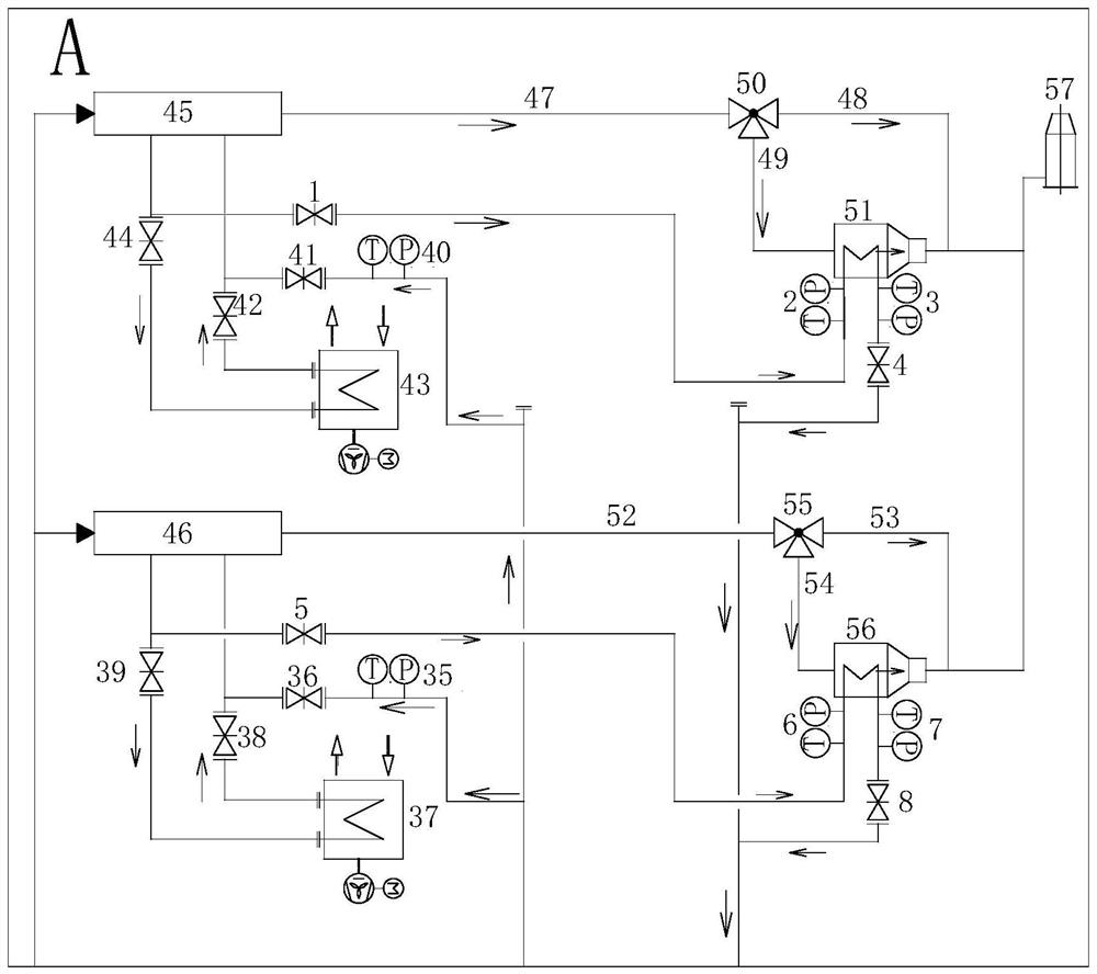 A method for biological drying and aeration by recycling waste heat from pyrolysis combustible gas for power generation