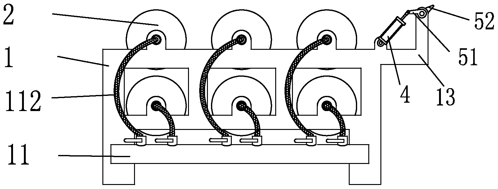 Improved structure of leather cooling device