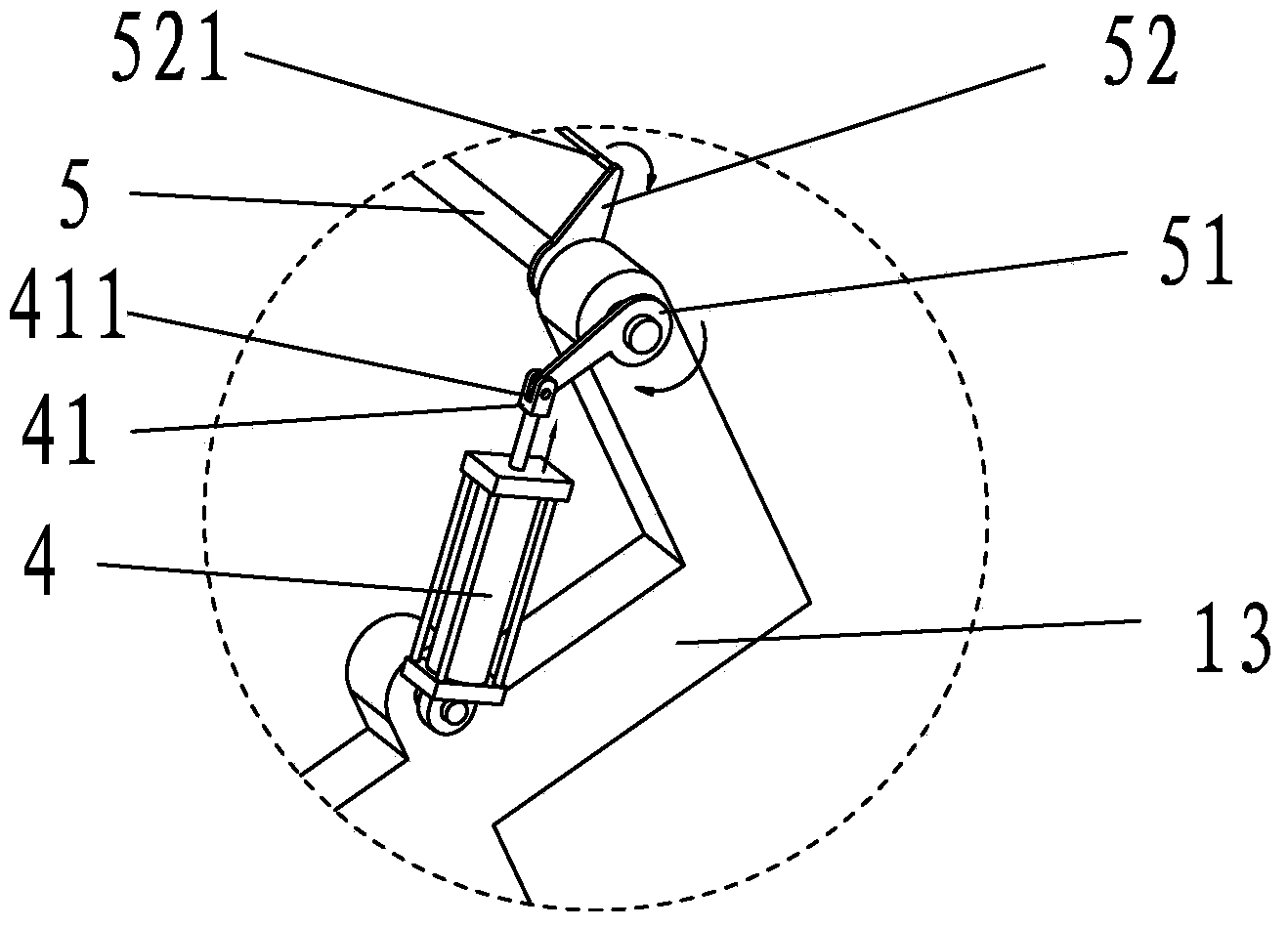 Improved structure of leather cooling device