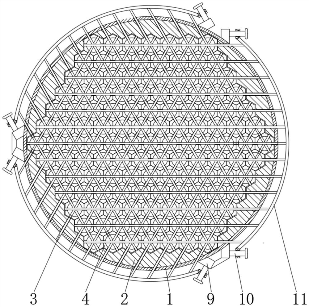 Axial adiabatic fixed bed reactor