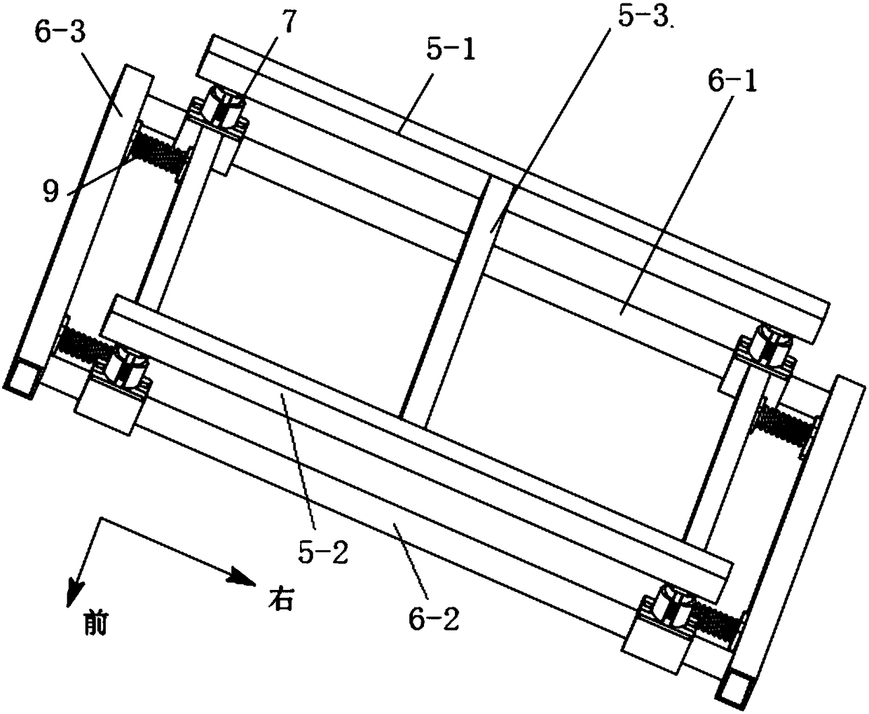 Special automatic vibration reduction and absorption working platform for high-altitude operation car