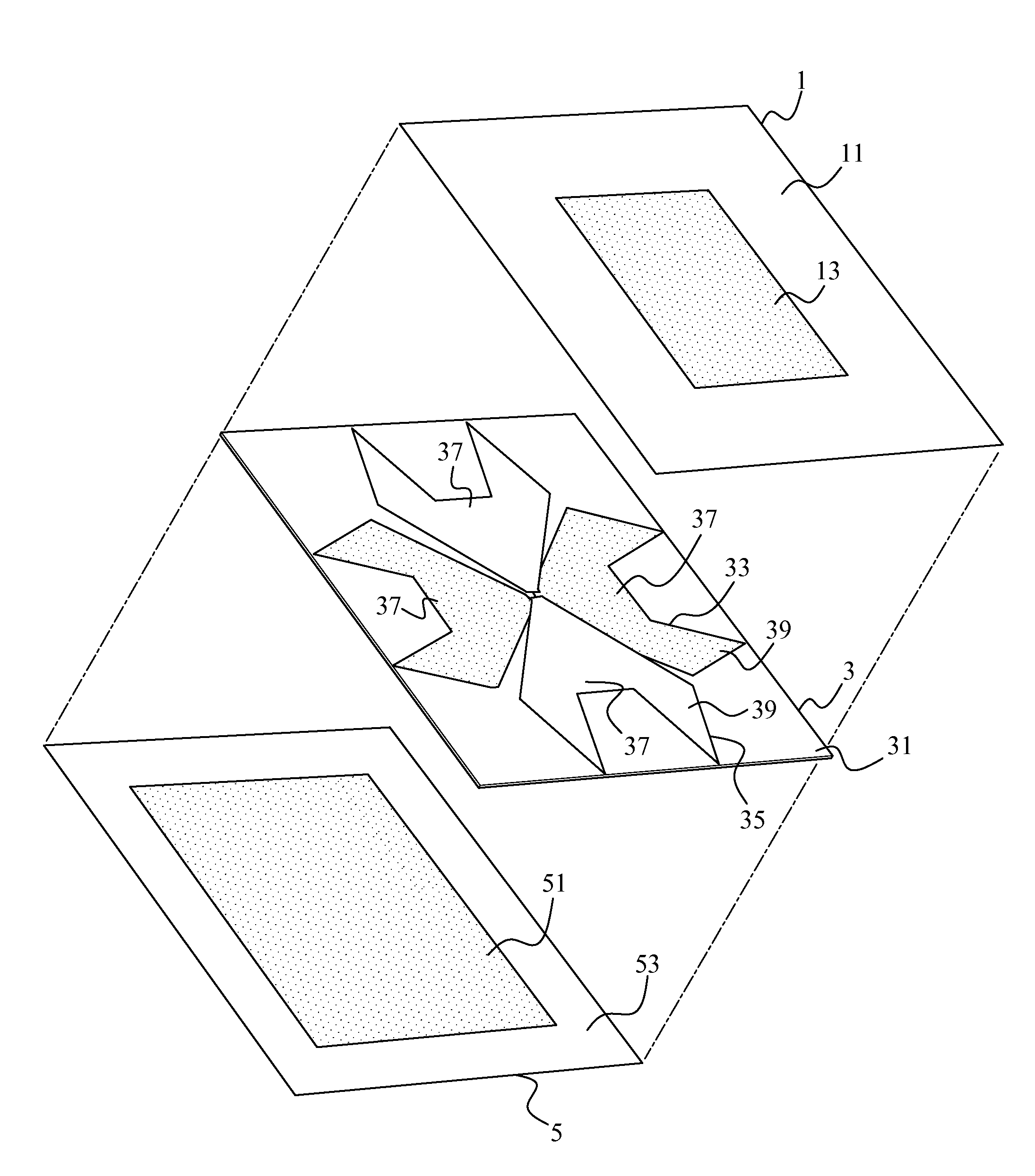 Wideband bow tie antenna