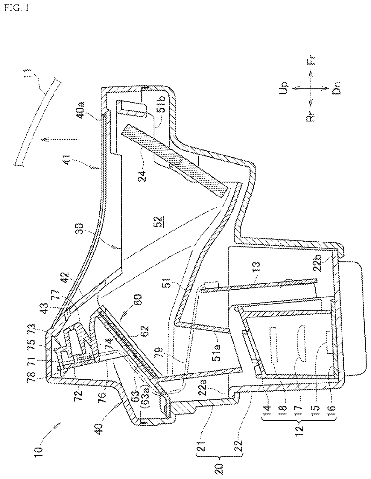 Head-up display device