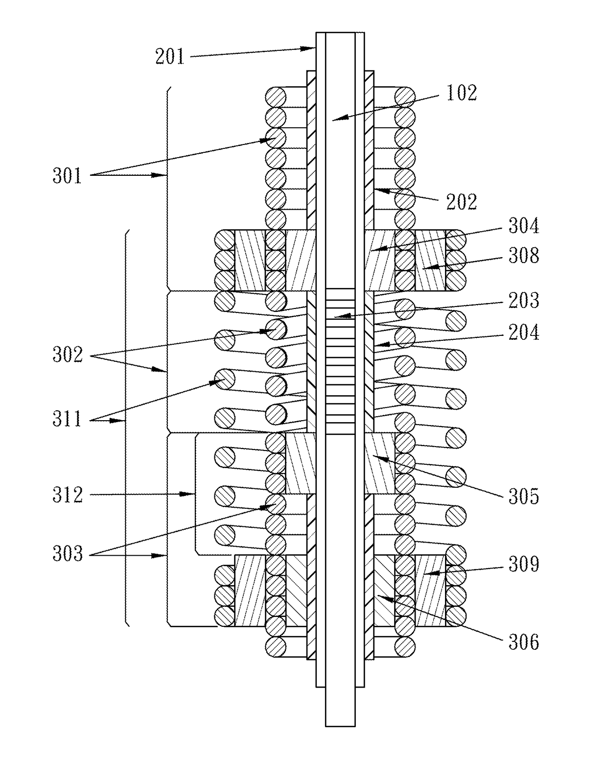 Temperature compensated fiber bragg's grating filter