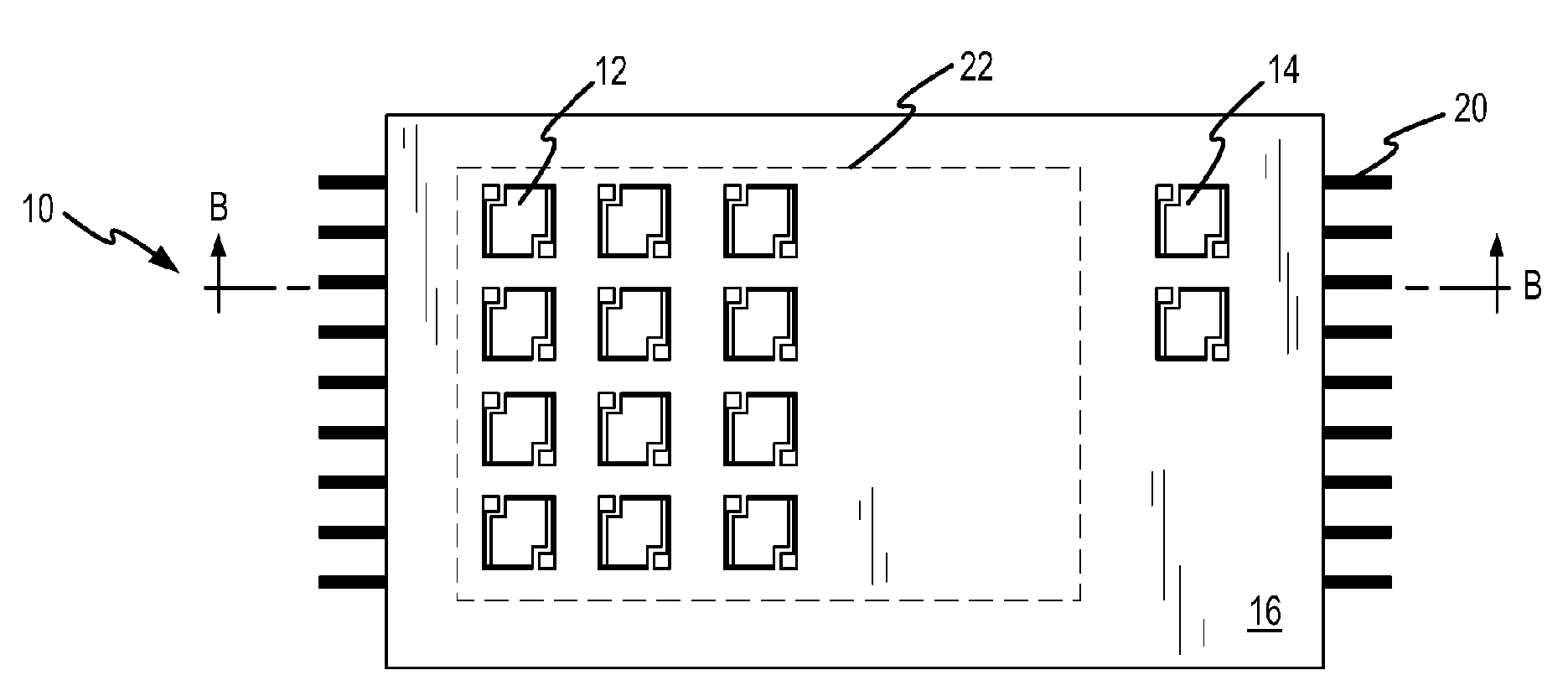 Microbolometer IR Focal Plane Array (FPA) with In-Situ Micro Vacuum Sensor and Method of Fabrication