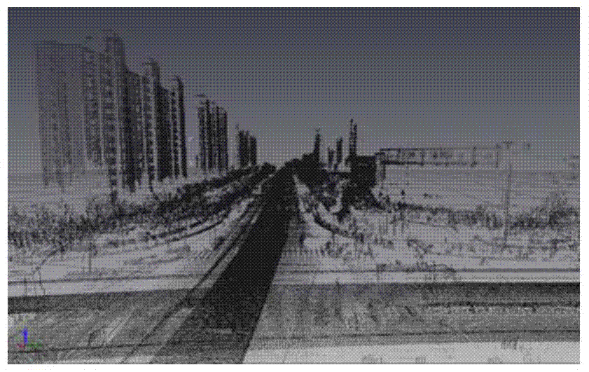 Method for generating traffic safety road characteristic graphs on basis of point-cloud