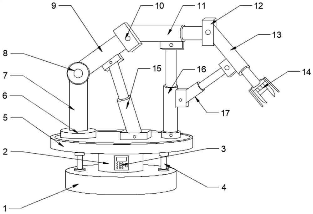 A simple manipulator of an industrial robot