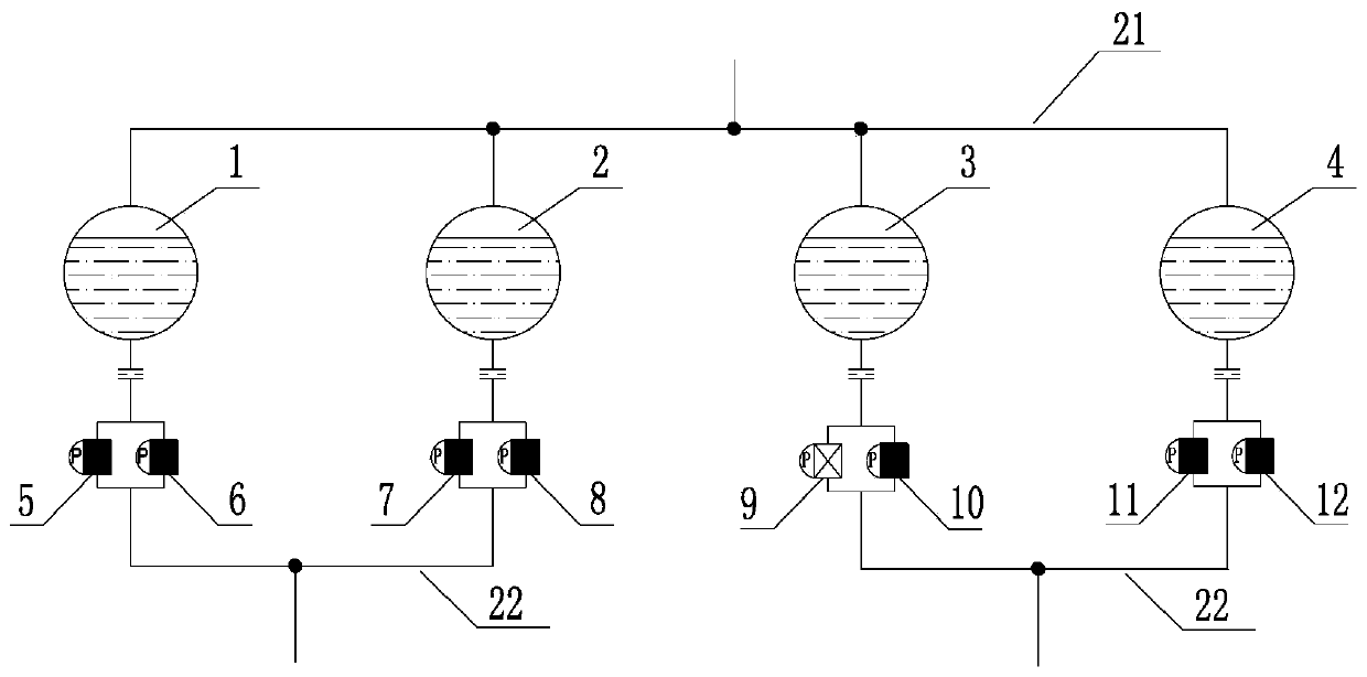 Method and device for improving performance of liquid path management system of spacecraft propulsion system