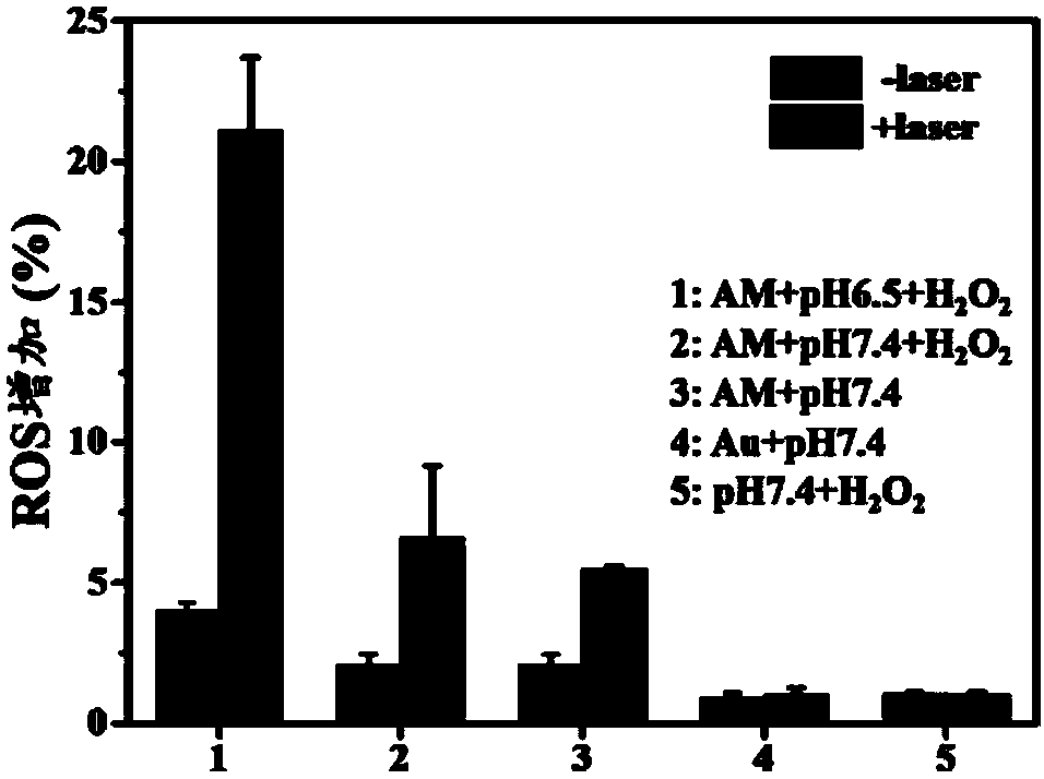 Gold nanocage-manganese dioxide composite nanoparticle as well as preparation method and application thereof