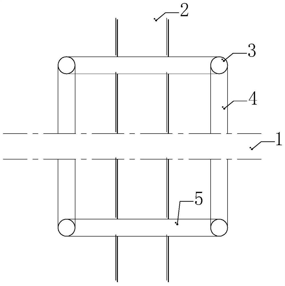 Tunnel supporting structure