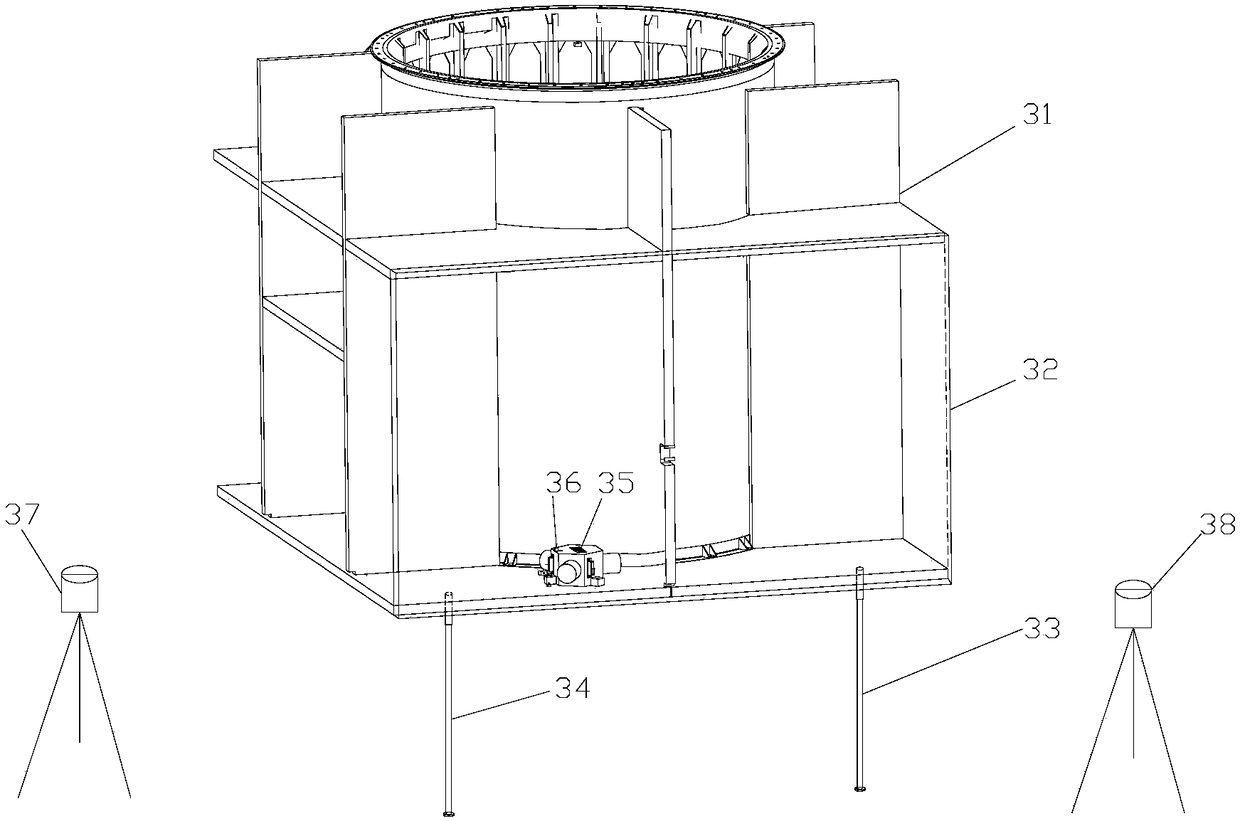 Adjustment method of equipment installation accuracy in the state of spacecraft combined cabin