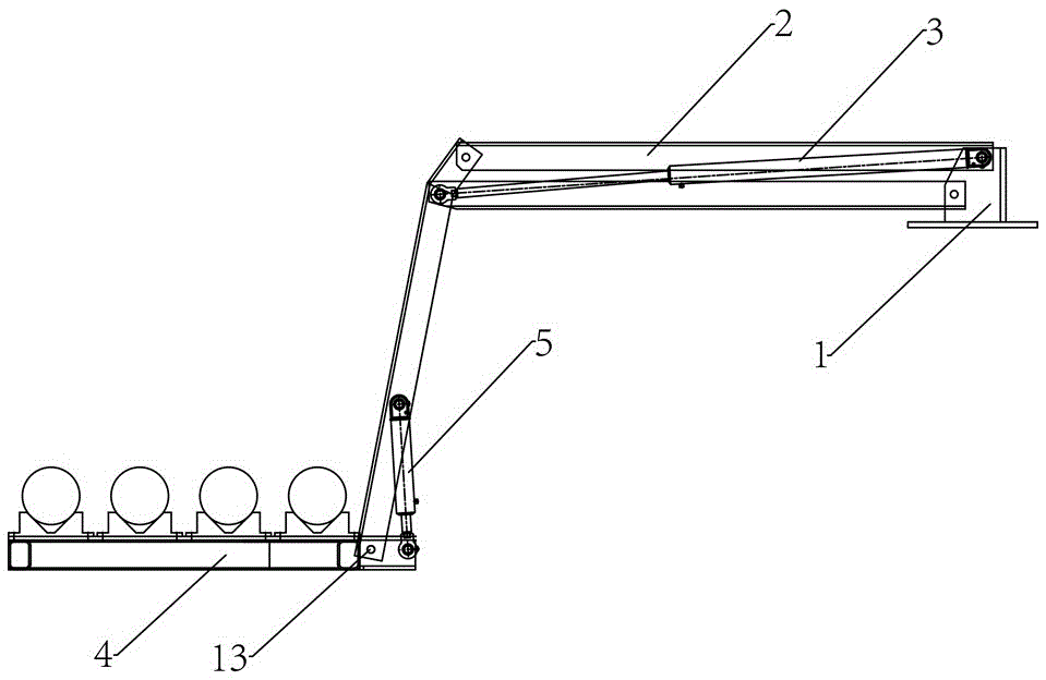 Cabin opening type ammunition mother bomb dissembling machine and method