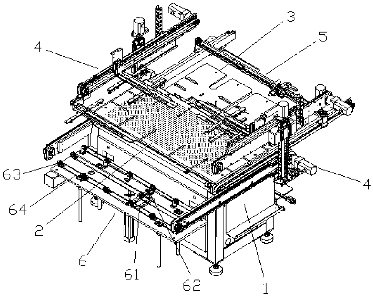 Automatic double-row film tearing machine