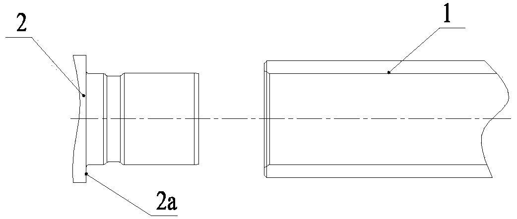 Cam shaft and timing gear connection structure