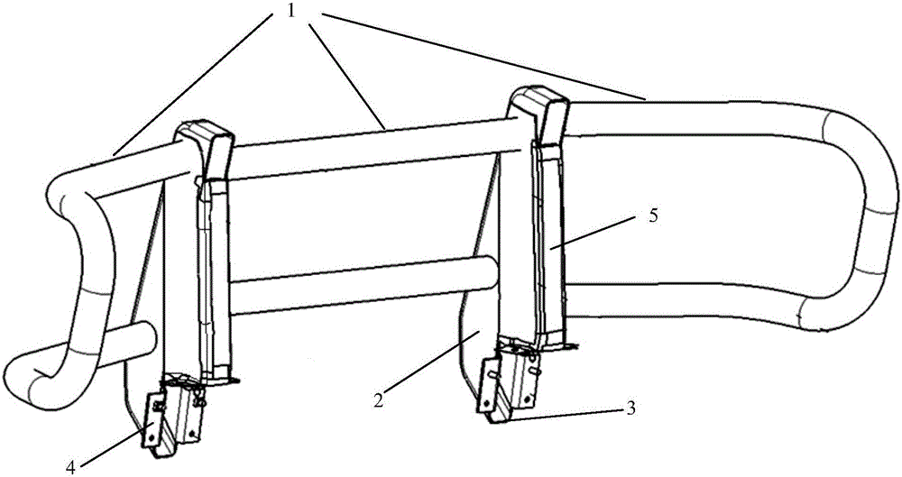 Bumper reinforcing structure and automobile