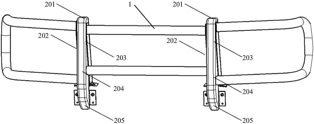 Bumper reinforcing structure and automobile