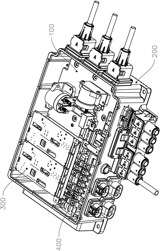 Electrical part assembly of electric vehicle, relay switch circuit and control method therefor