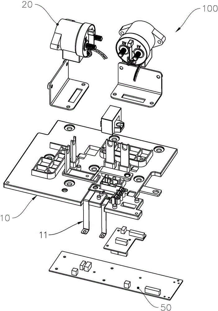 Electrical part assembly of electric vehicle, relay switch circuit and control method therefor