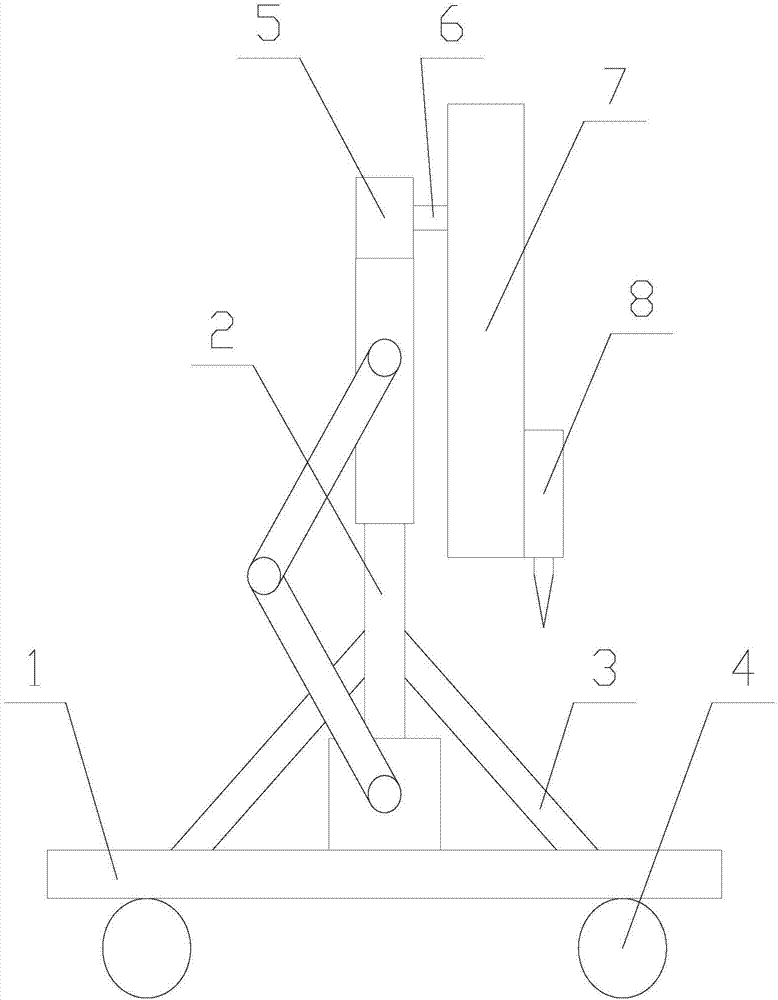 Drilling device capable of multi-angle operating based on internet of things