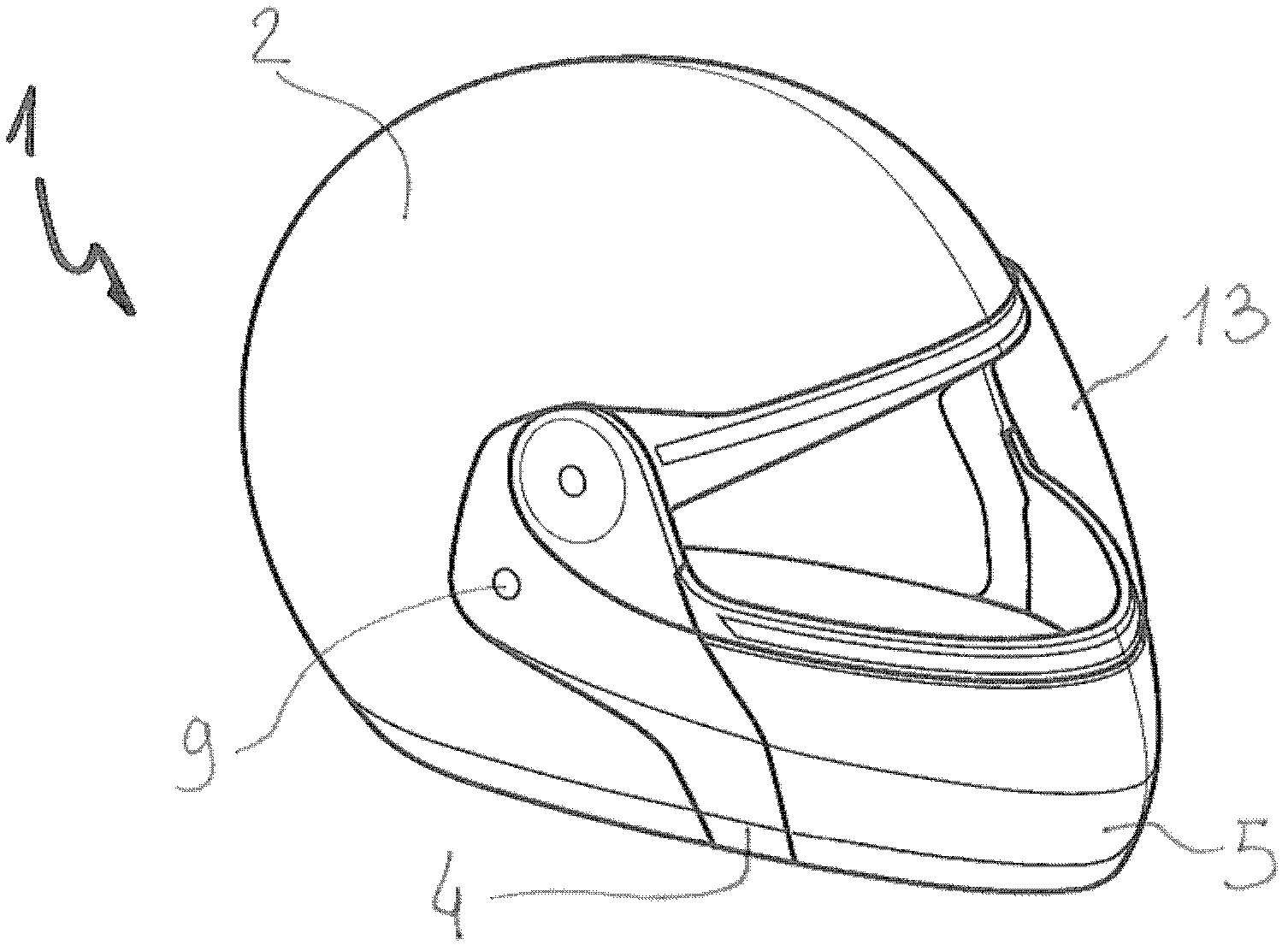 Protective helmet convertible between full helmet and half helmet