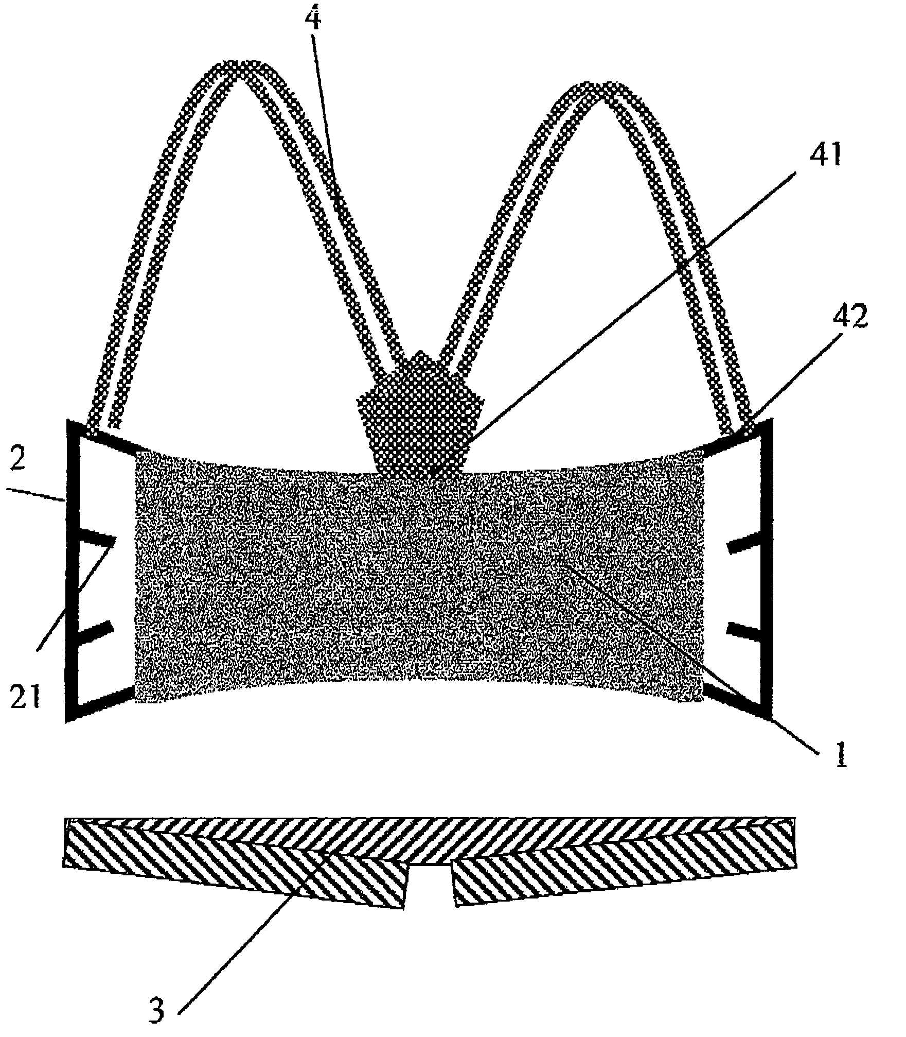 Apparatus for working the abdominal muscles while protecting the back and promoting diaphragmatic breathing