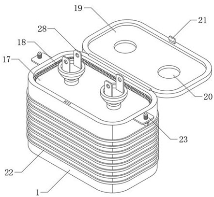 A kind of low-noise capacitor and its manufacturing method