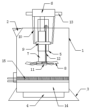 Fermentation bin with easy-discharging function