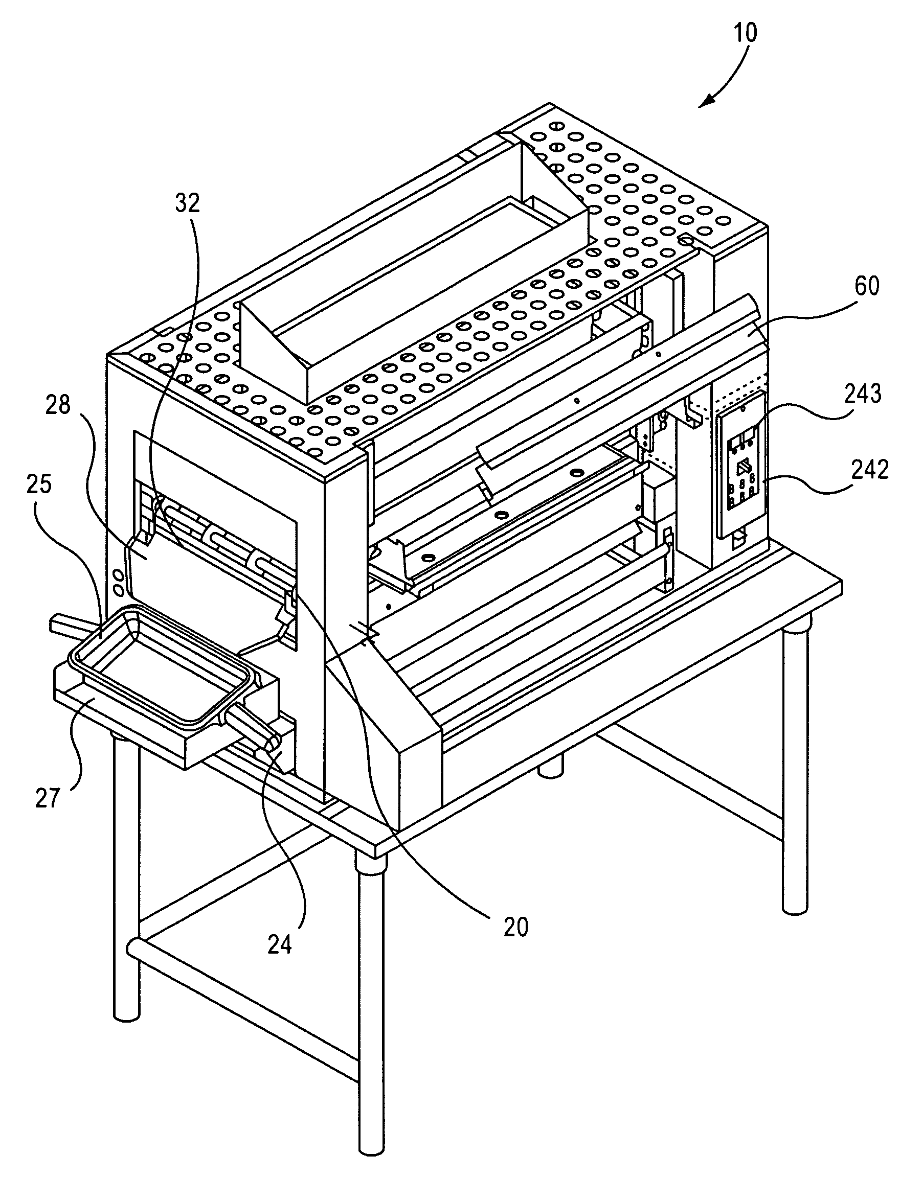 Automatic broiler for variable batch cooking