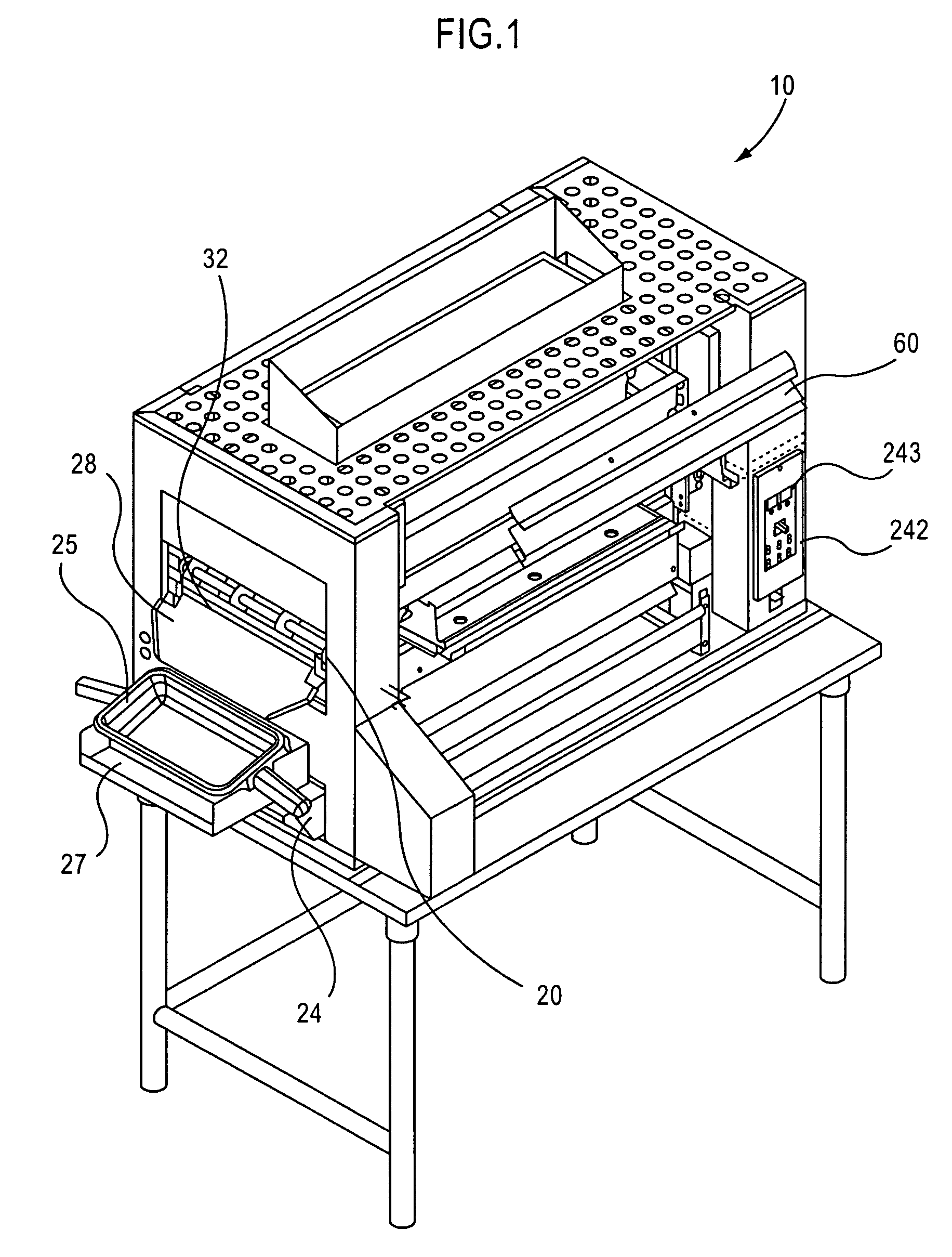 Automatic broiler for variable batch cooking