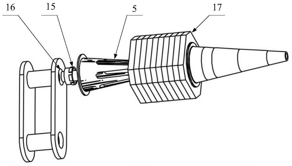 Chain type road cone storing, collecting and dispensing device with mechanical arm