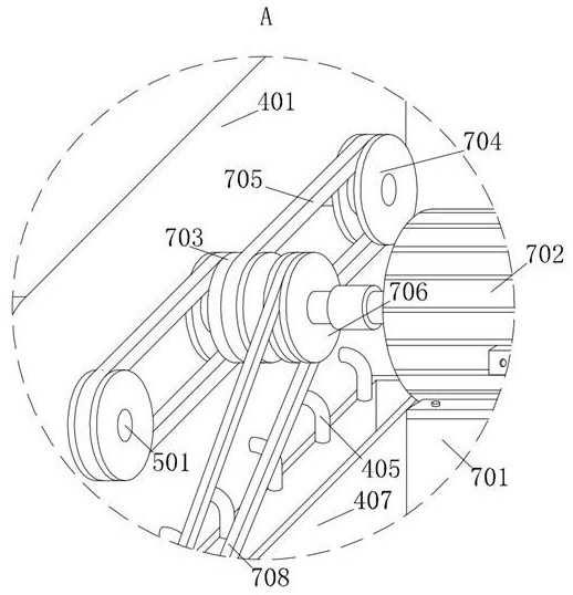 Garlic screening machine convenient to feed and application method thereof