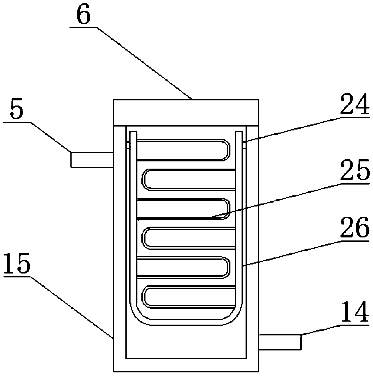 Gas drying equipment for phosphorus oxychloride production