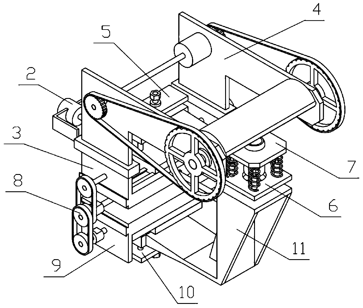 Five-axis stamping robot