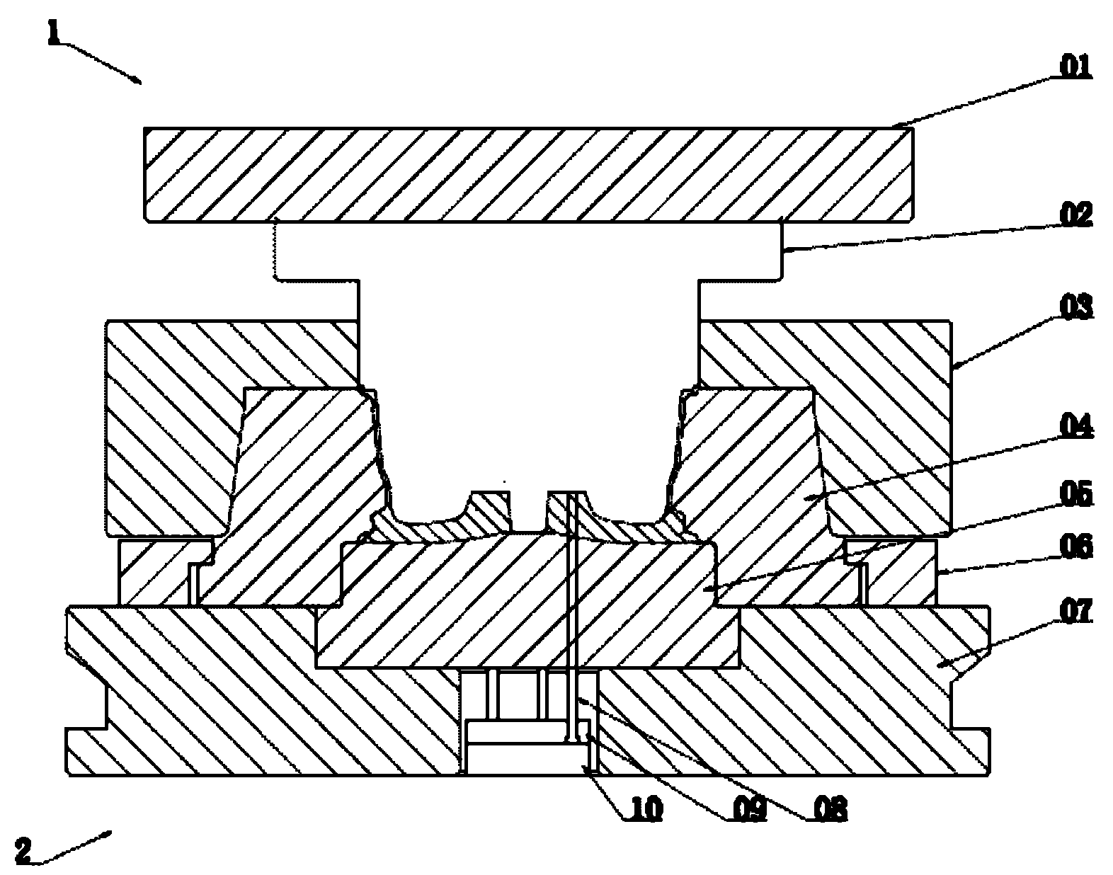 Aluminium alloy for vehicle hub and preparation method thereof