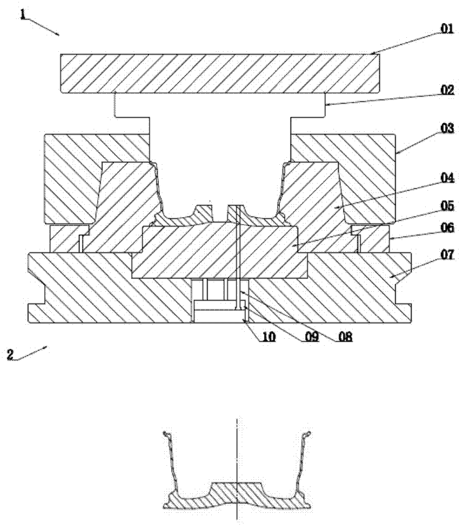 Aluminium alloy for vehicle hub and preparation method thereof