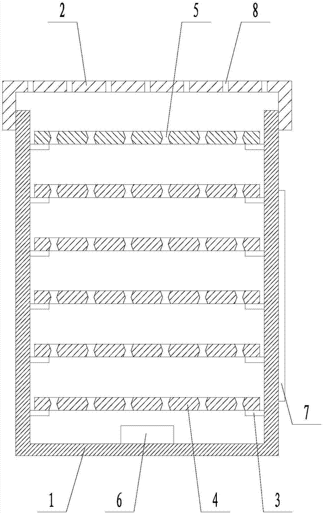 Device for increasing survival rate of live lobsters in long-distance transportation