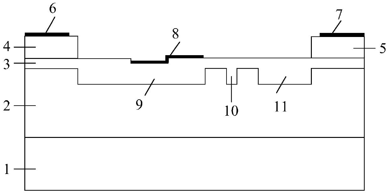 A 4h-sic metal-semiconductor field-effect transistor with multiple recessed buffer layers